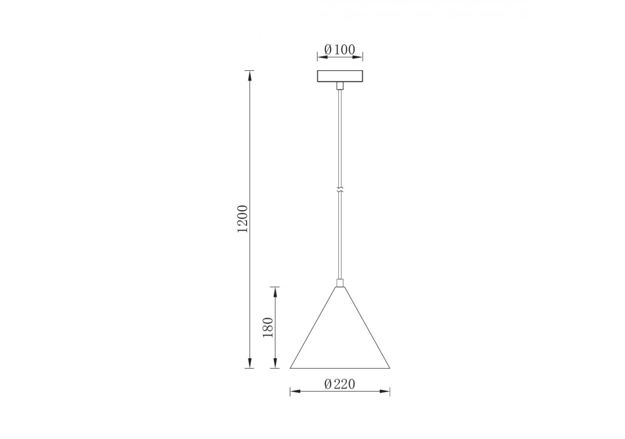 Suspension Metal Blue, E27 - BV05-00063 - Braytron
