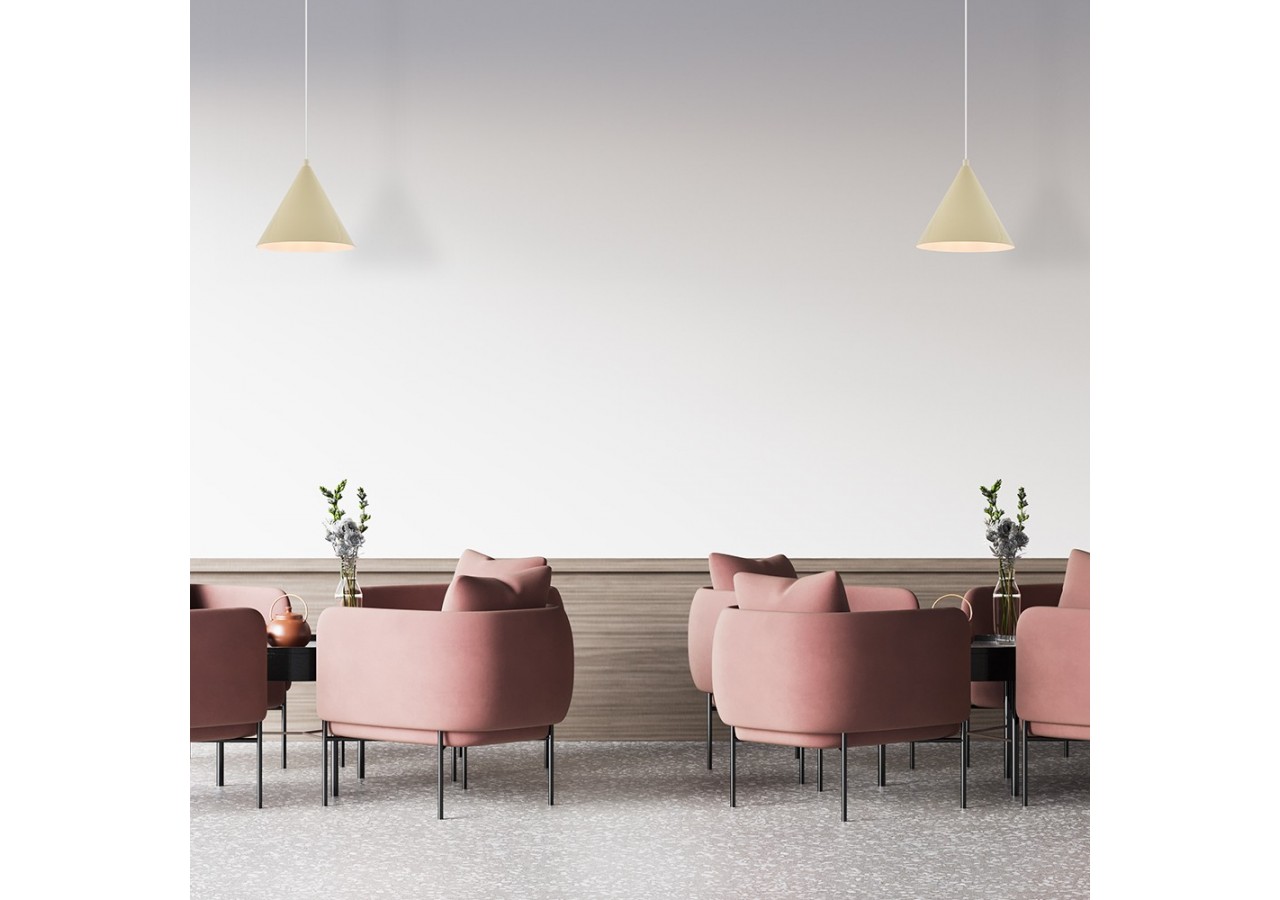 Suspension Metal Beige, E27 - BV05-00064 - Braytron