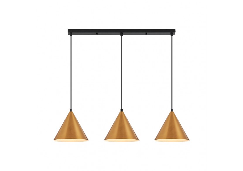 Suspension Metal Or, 3xE27 - BV05-00066 - Braytron