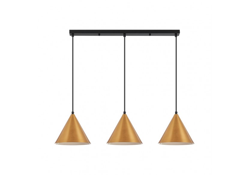 Suspension Metal Or, 3xE27 - BV05-00066 - Braytron