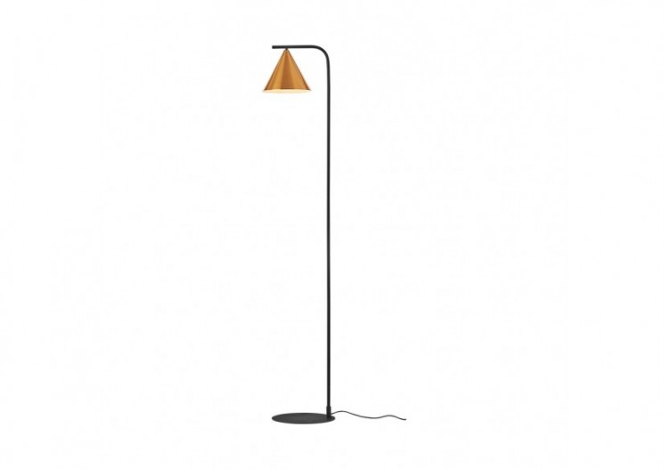 Lampadaire Metal Or, E27 -...