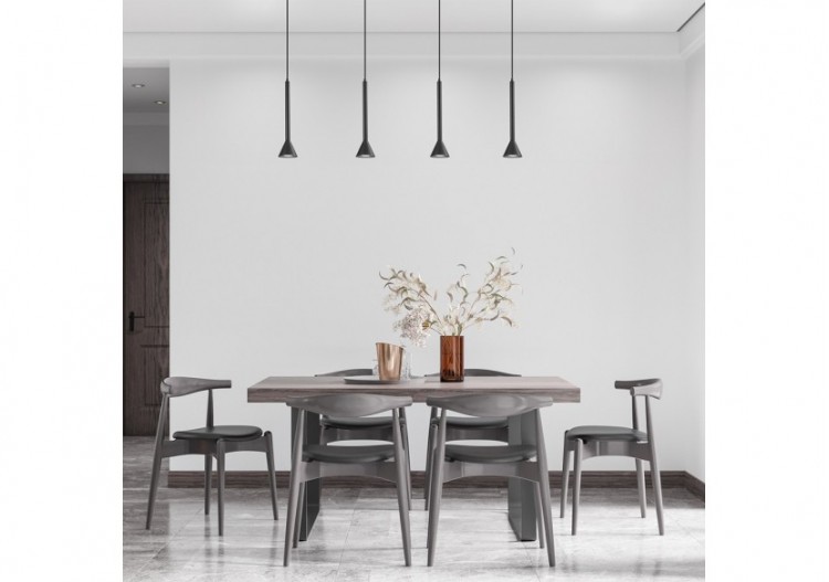 Suspension Metal Noir, 4xGU10 - BV05-00071 - Braytron 2