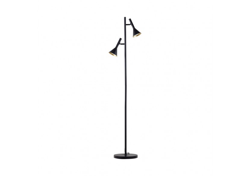 Lampadaire Metal Noir, 2xGU10 - BV05-00073 - Braytron