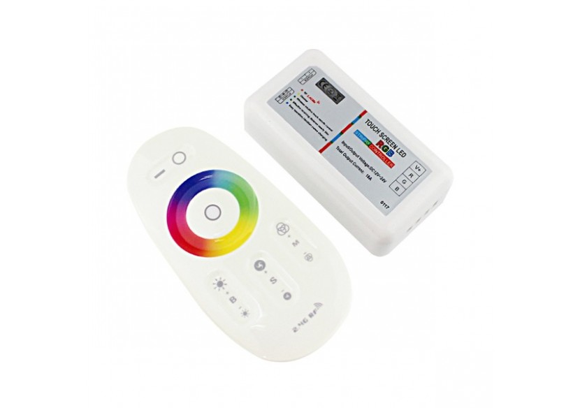 Télécommande RGB 110mm Blanche - BY30-01120 - Braytron