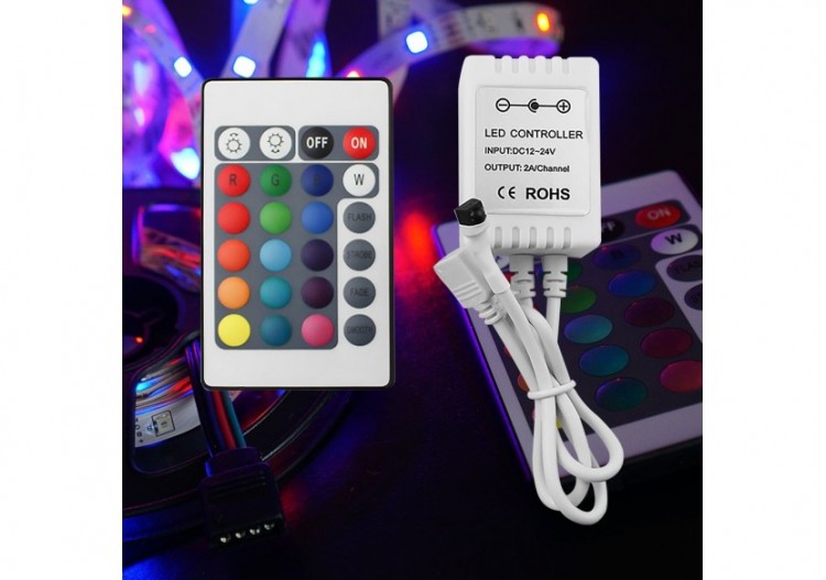 Télécommande RGB 85mm Blanche - BY30-01130 - Braytron 2