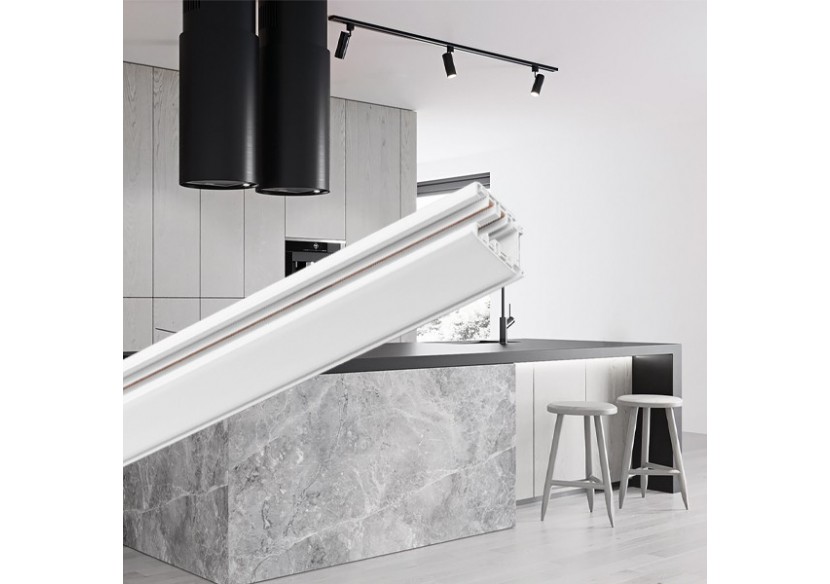 Rail de fixation 1000mm Blanc - BY40-00110 - Braytron