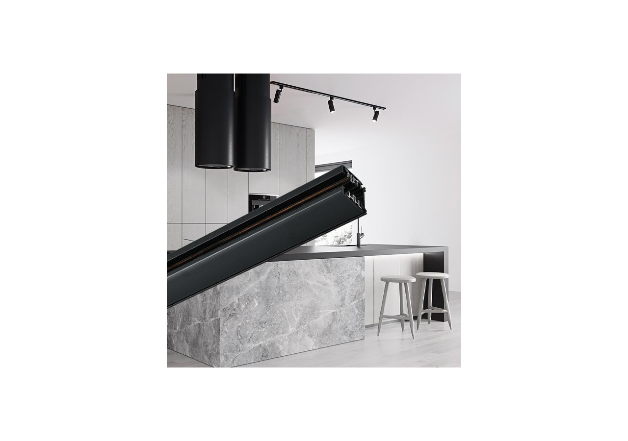 Rail de fixation 2010mm Noir - BY40-00221 - Braytron