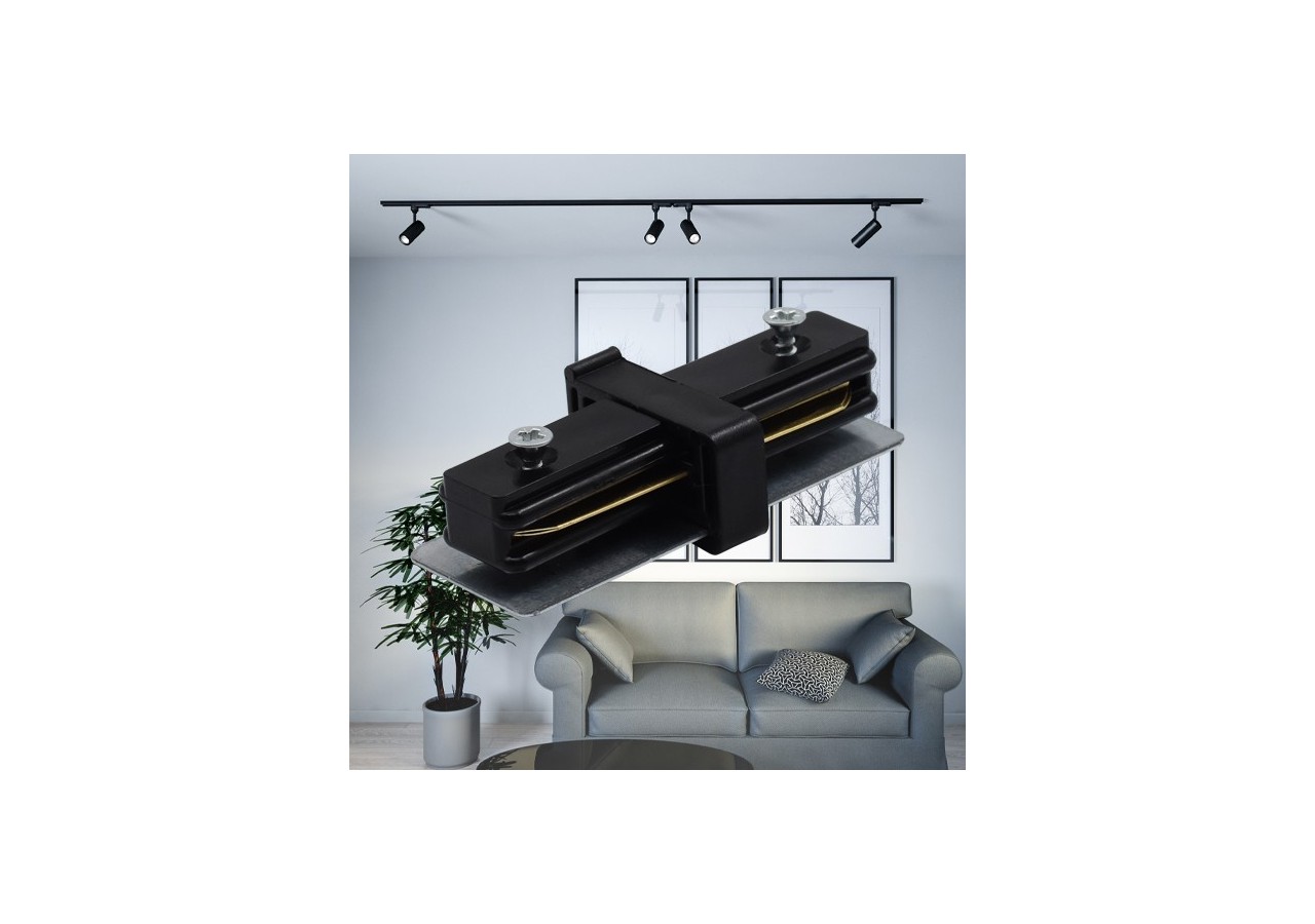 Connecteur pour rail de fixation 78mm Noir - BY40-00241 - Braytron