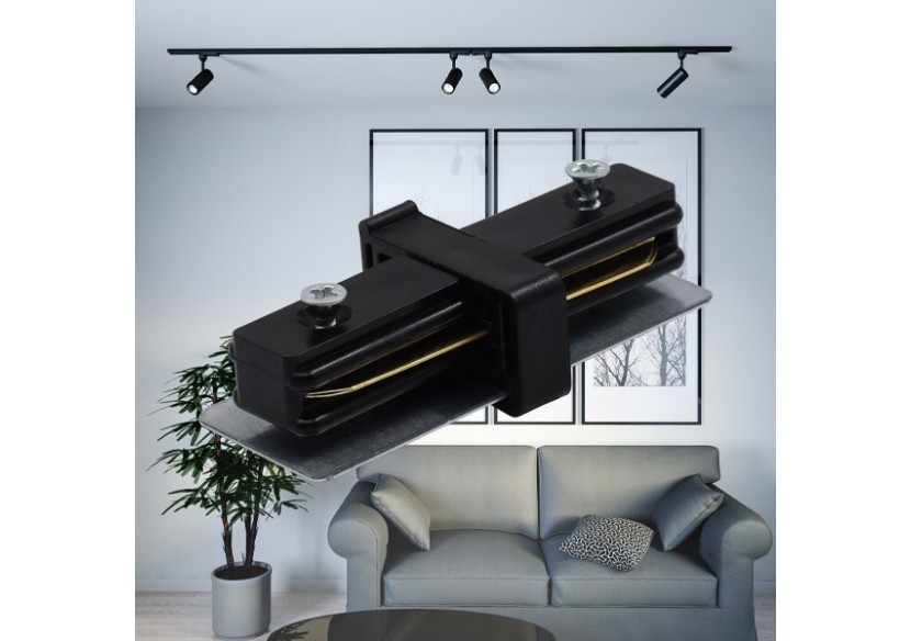 Connecteur pour rail de fixation 78mm Noir - BY40-00241 - Braytron Connecteur pour rail de fixation 78mm Noir - BY40-00241 - Braytron