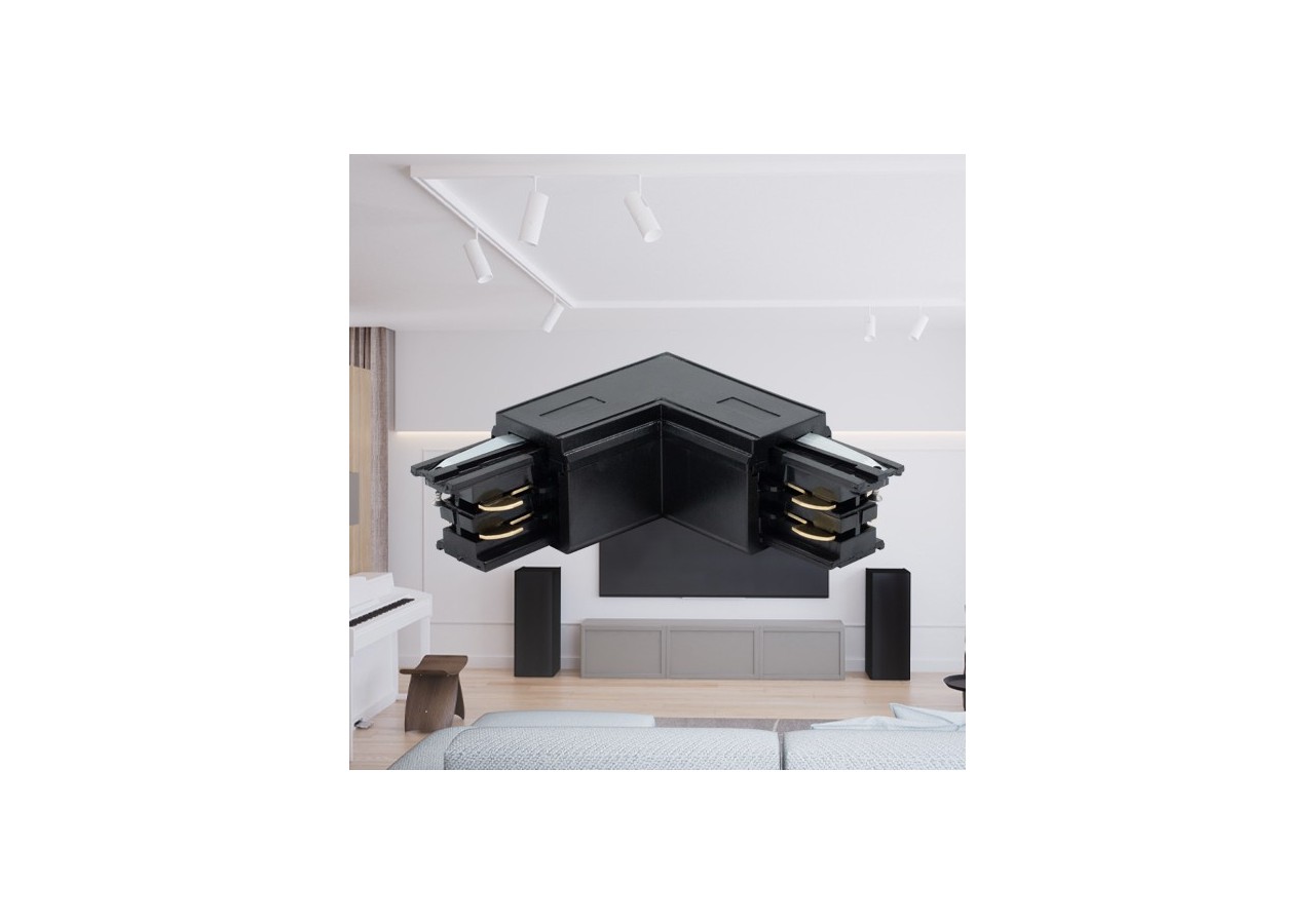 Connecteur pour rail de fixation 66mm Noir - BY40-00331 - Braytron