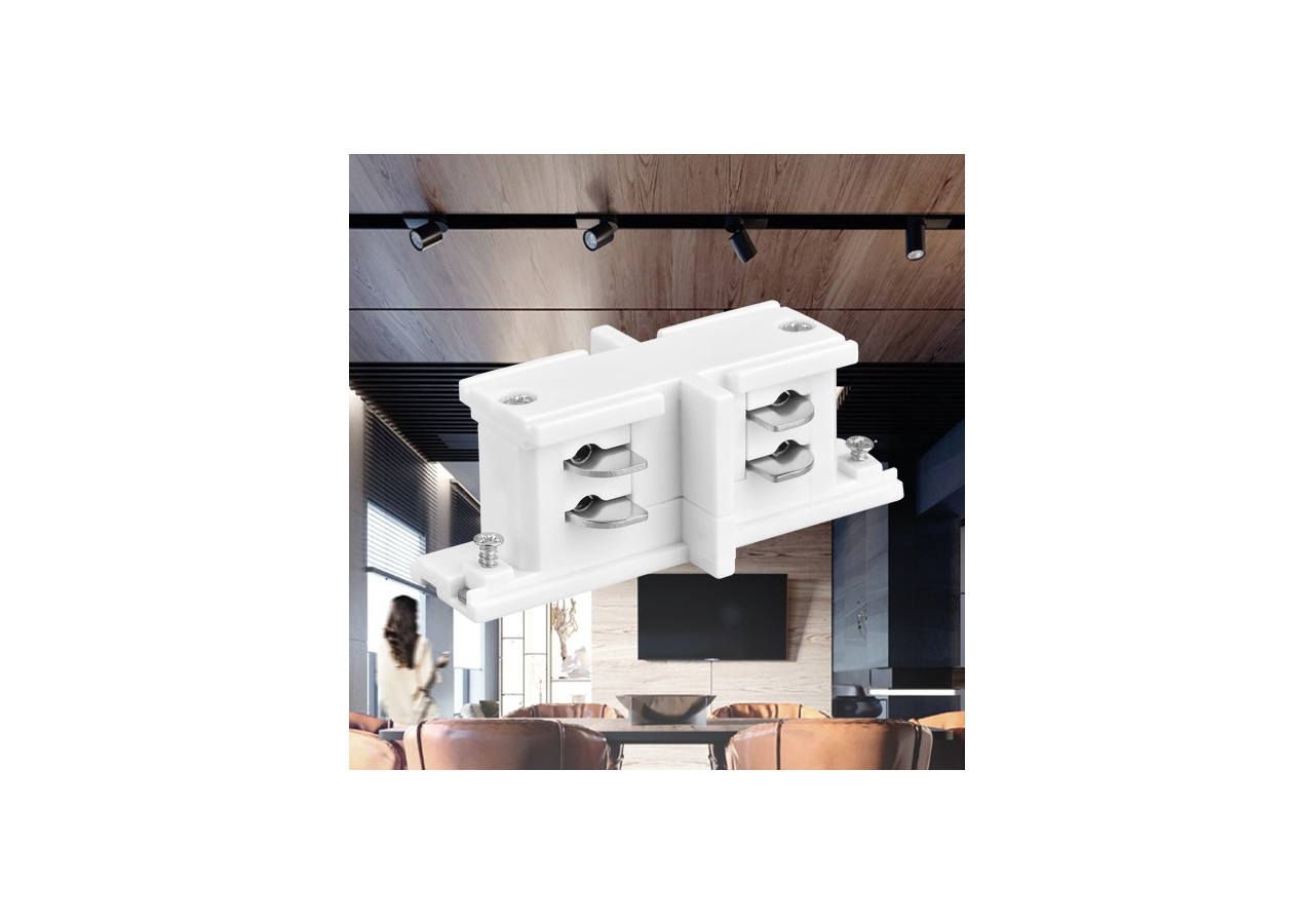 Connecteur pour rail de fixation 71mm Blanc - BY40-00340 - Braytron