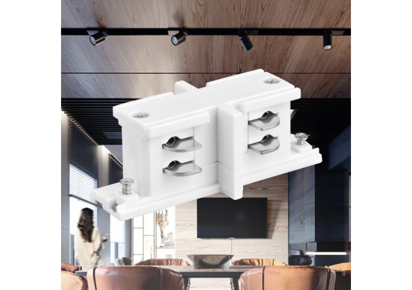 Connecteur pour rail de fixation 71mm Blanc - BY40-00340 - Braytron