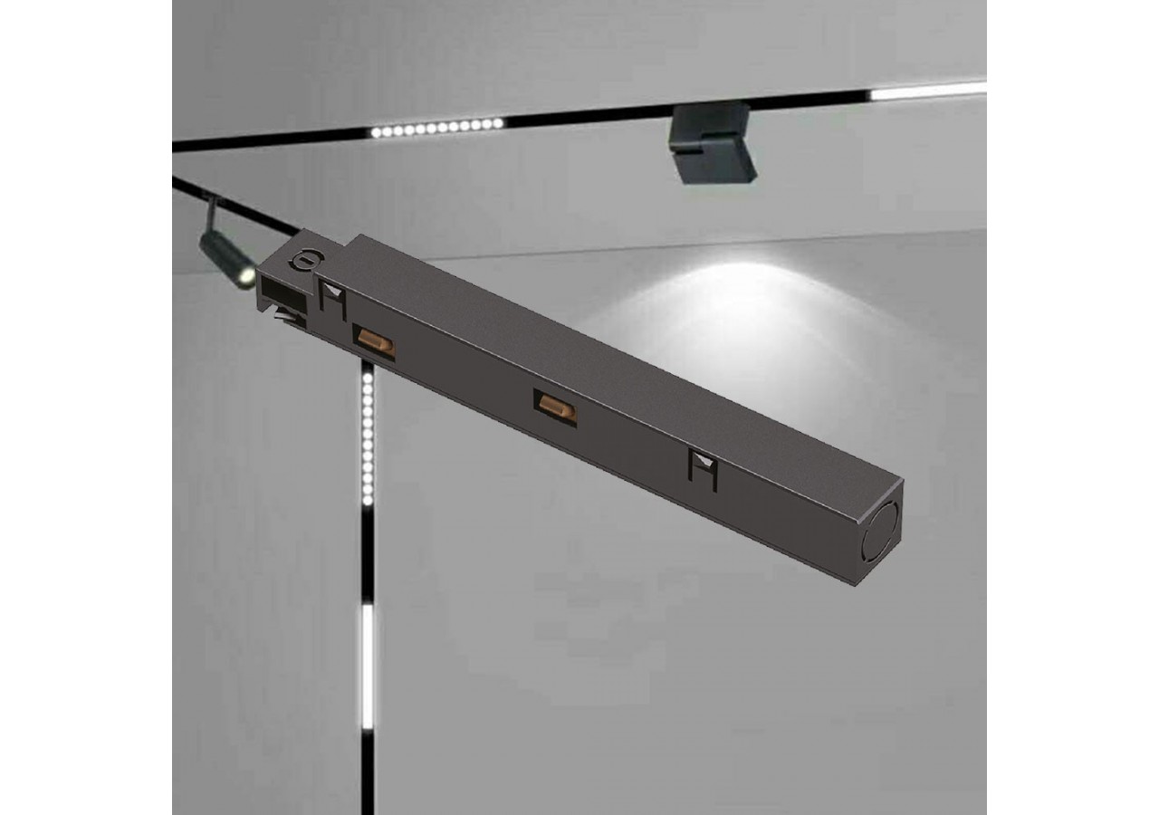 Connecteur pour rail de fixation 444mm Noir - BY41-90031 - Braytron