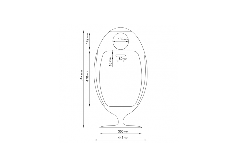 Poubelle de tri sélectif 3 compartiments de 18l Ovetto Galà bleu ciel - S-DOV010G0314 - Soldidesign