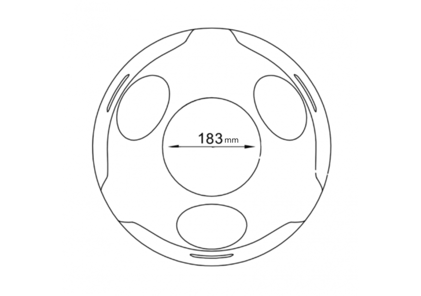 Poubelle de tri sélectif 3 compartiments de 18l Ovetto Galà bleu ciel - S-DOV010G0314 - Soldidesign