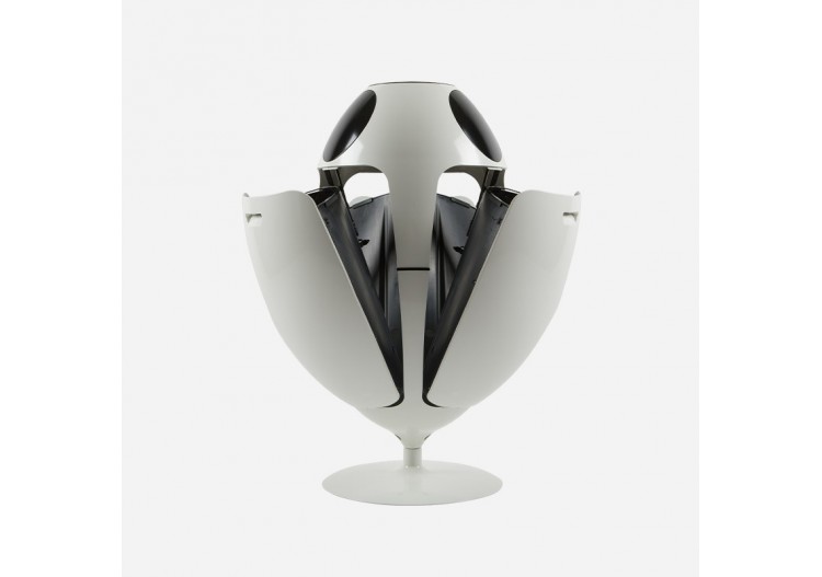 Poubelle de tri sélectif 3 compartiments de 18l Ovetto Lacoque noir - S-DOV010A0102 - Soldidesign 2