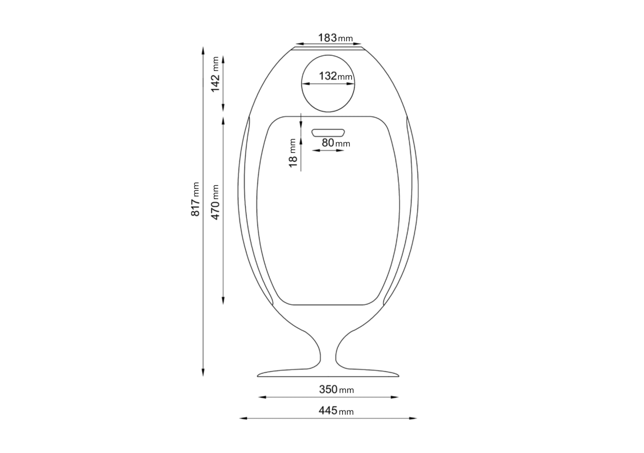 Poubelle de tri sélectif 3 compartiments de 18l Ovetto Lacoque Amico - S-DOV010A0103 - Soldidesign