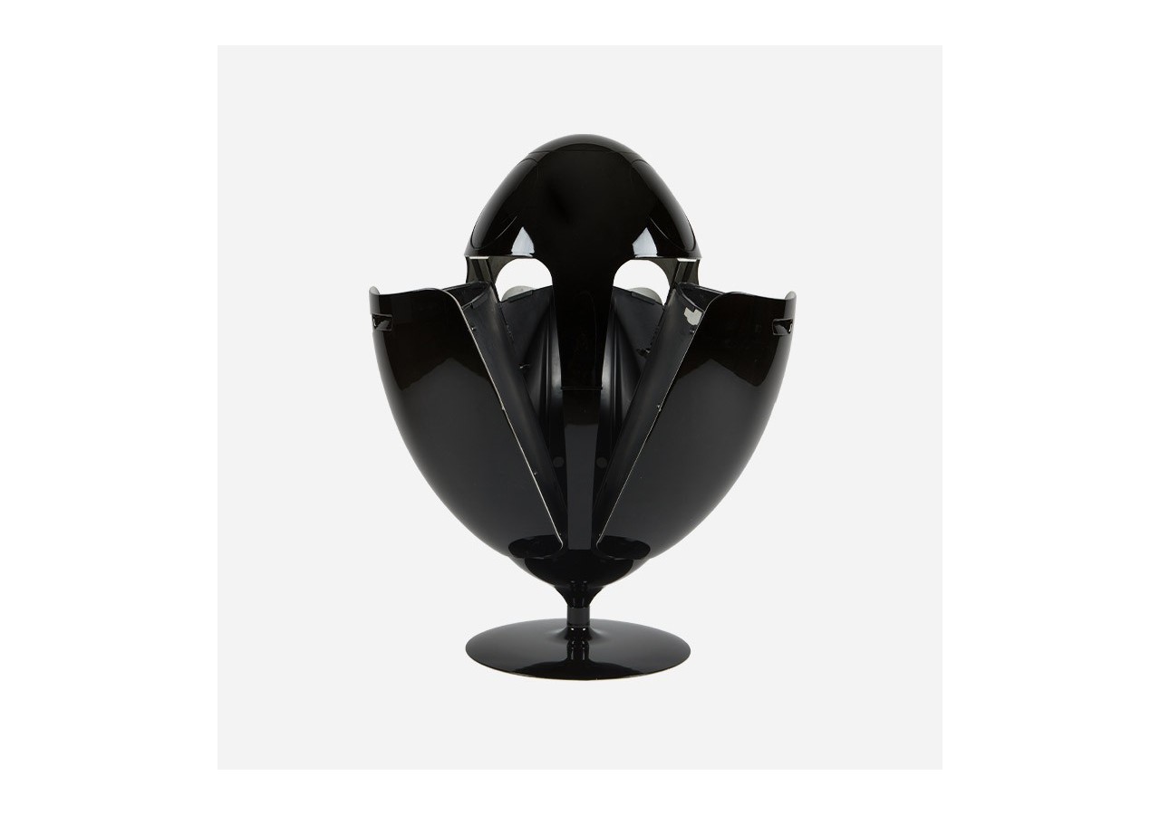 Poubelle de tri sélectif 3 compartiments de 18l Ovetto Galà noir - S-DOV010G0303 - Soldidesign