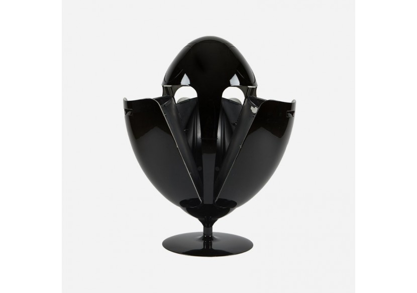 Poubelle de tri sélectif 3 compartiments de 18l Ovetto Galà noir - S-DOV010G0303 - Soldidesign