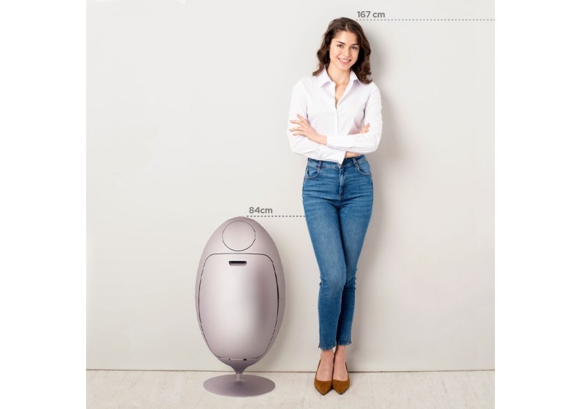 Poubelle de tri sélectif 3 compartiments de 18l Ovetto Galà noir - S-DOV010G0303 - Soldidesign