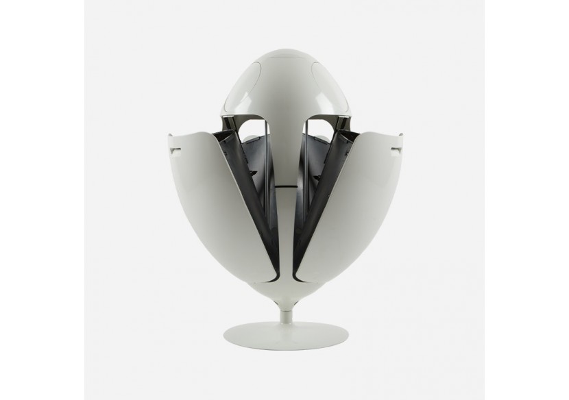 Poubelle de tri sélectif 3 compartiments de 18l Ovetto blanc - S-DOV010A0201 - Soldidesign