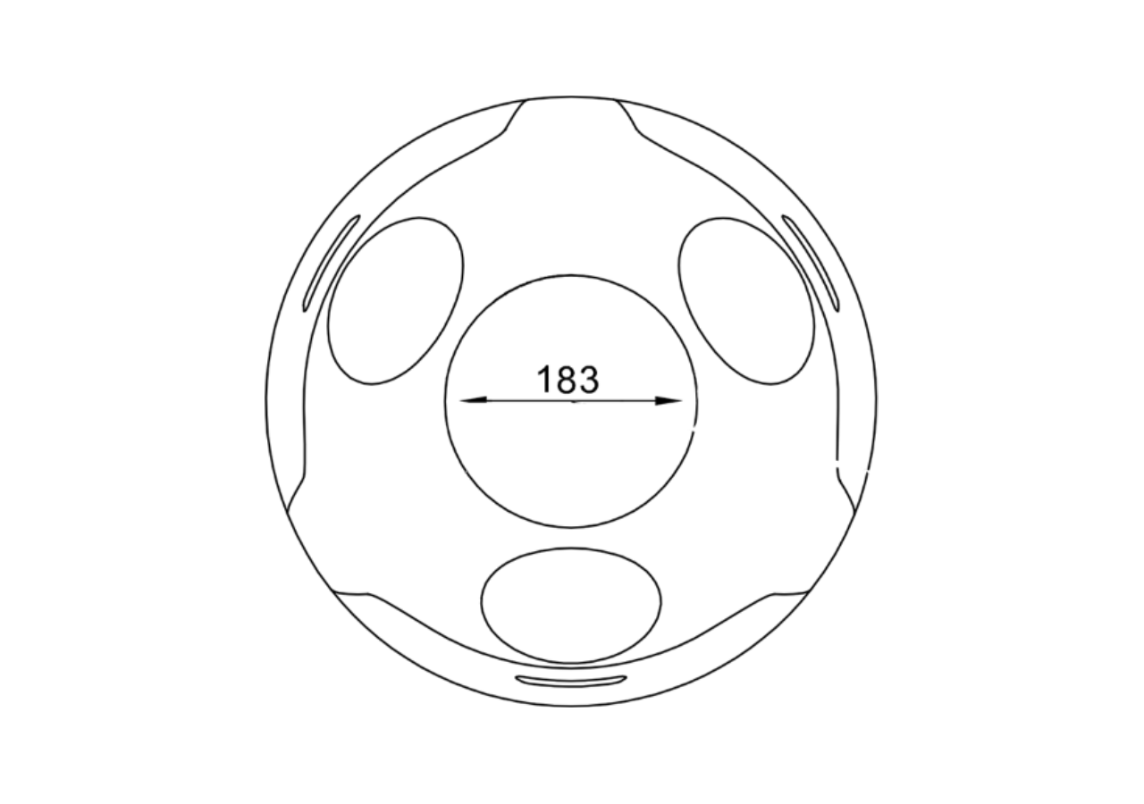 Poubelle de tri sélectif 3 compartiments de 18l Ovetto blanc - S-DOV010A0201 - Soldidesign