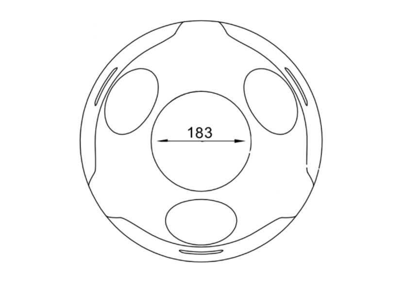 Poubelle de tri sélectif 3 compartiments de 18l Ovetto blanc - S-DOV010A0201 - Soldidesign
