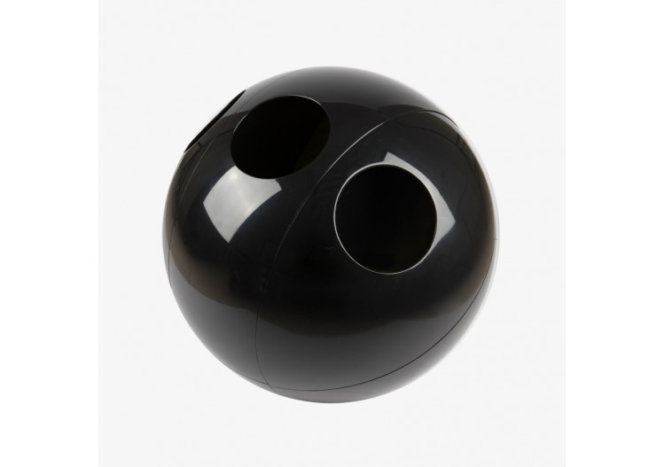 Poubelle de tri sélectif 3 compartiments 1x60l 2x30l Sfera noir - S-DSF020A0101 - Soldidesign 2