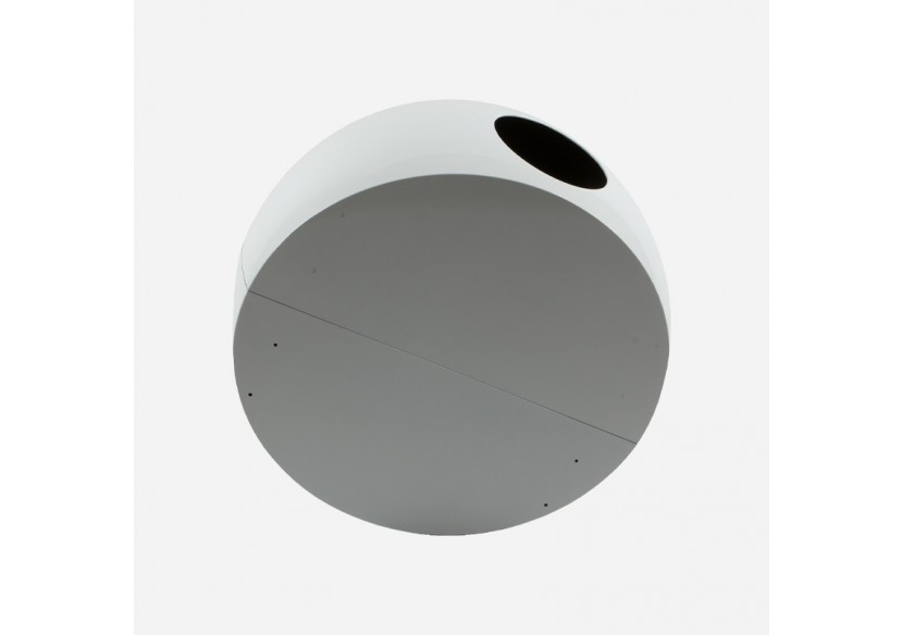 Poubelle de tri sélectif 60l Hémisphère blanc - S-DSF020G0306 - Soldidesign