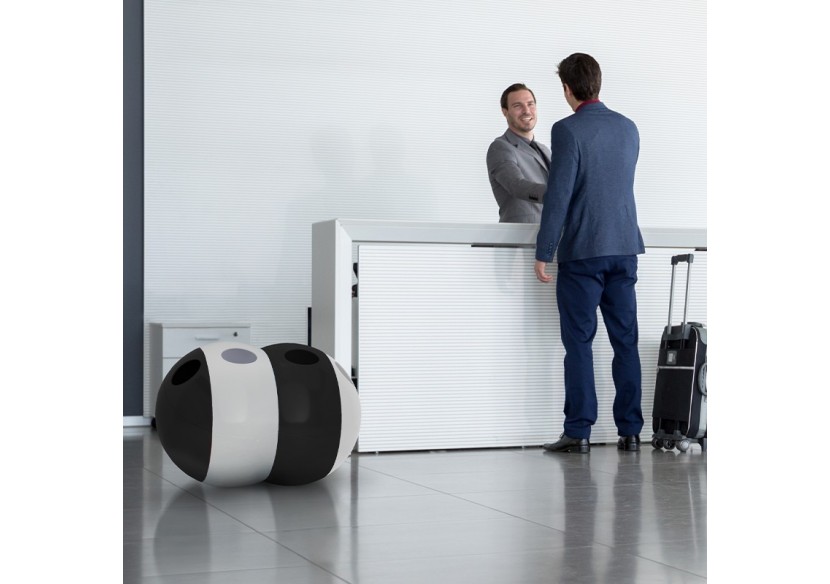 Poubelle de tri sélectif 4 compartiments de 45l Modular noir - S-DSF-SC2L2-020A0604 - Soldidesign