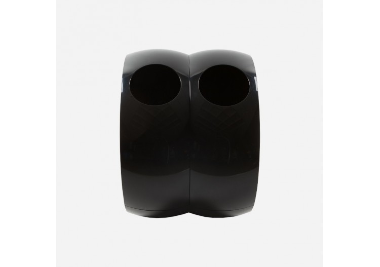 Poubelle de tri sélectif 2 compartiments de 60l Modular noir - S-DSF-SC2-020A0601 - Soldidesign