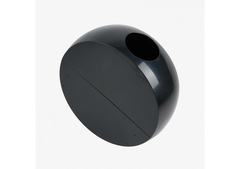 Panier à linge 60l Buc noir - S-DSFBUC020G0503 - Soldidesign