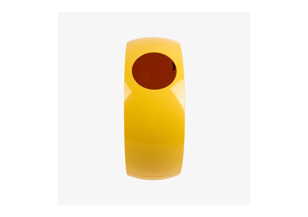 Panier à linge 60l Buc jaune brillant - S-DSFBUC020G0508 - Soldidesign