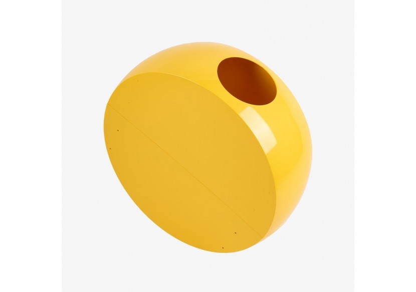 Panier à linge 60l Buc jaune brillant - S-DSFBUC020G0508 - Soldidesign