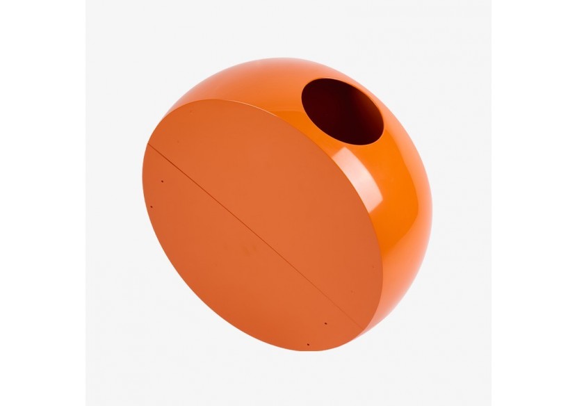 Panier à linge 60l Buc orange brillant - S-DSFBUC020G0507 - Soldidesign