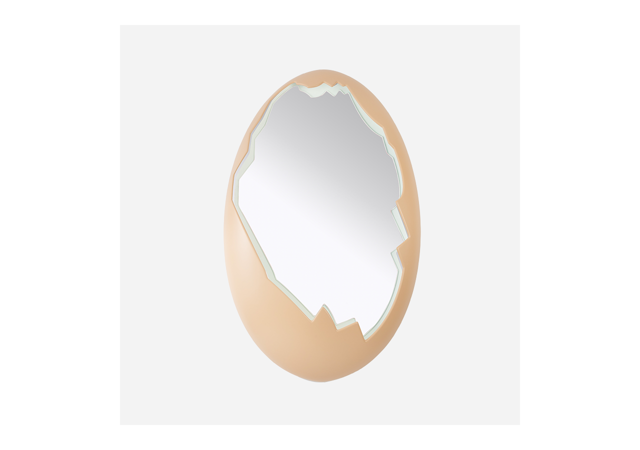 Miroir design O-Voila Pêche 162cm - S-DO-V060A0102 - Soldidesign