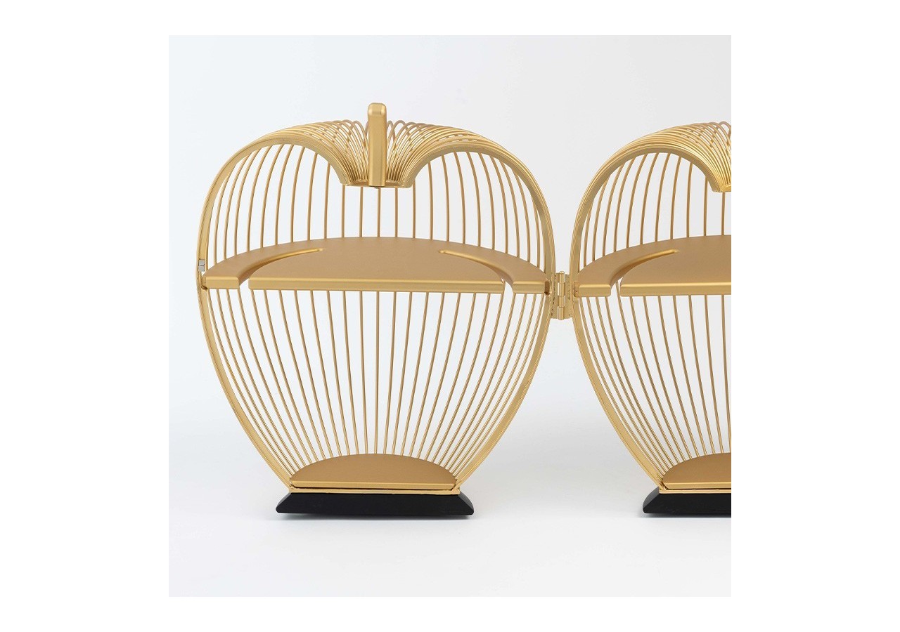 Meuble bar Eva Or - S-DEVA040A0101 - Soldidesign