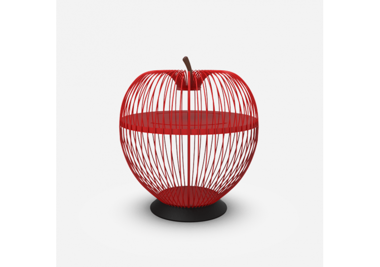 Meuble bar Eva Rouge - S-DEVA040A0102 - Soldidesign 2