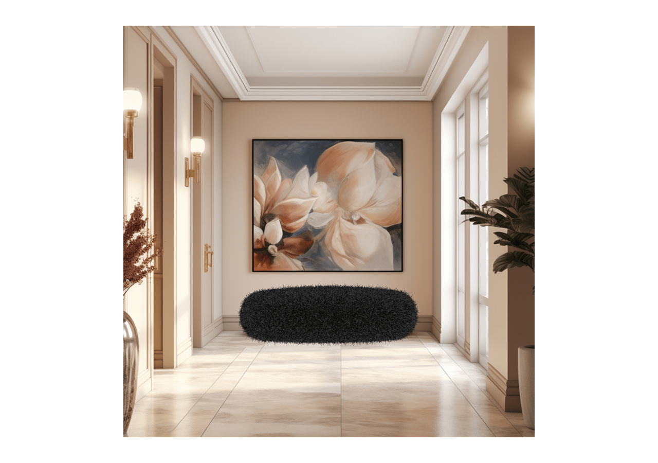 Pouf Design Tatanka noir - TATANKA - Soldidesign