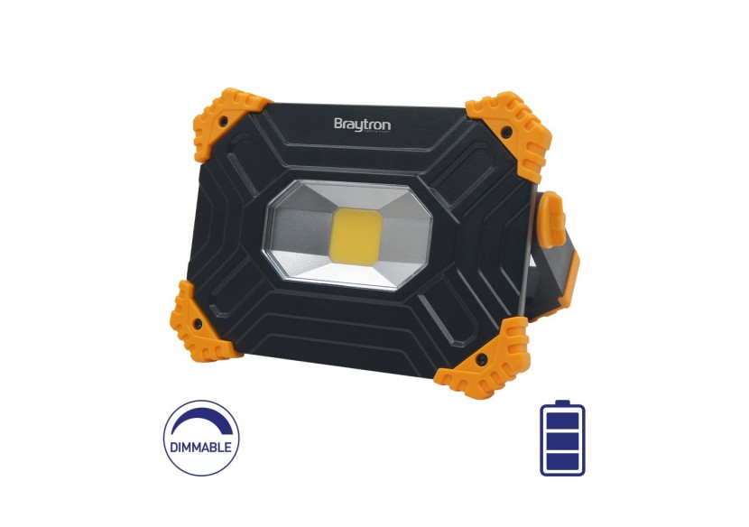 Projecteur pour chantier LED 178mm Noir, 2000 lm, Blanc froid - BT59-00231 - Braytron Projecteur pour chantier LED 178mm Noir, 2000 lm, Blanc froid - BT59-00231 - Braytron