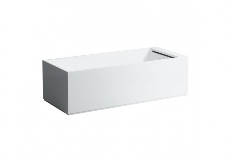 Baignoire îlot indépendante Kartell Blanc 1760 x 760 x 440 mm - H2223320006161 - Laufen