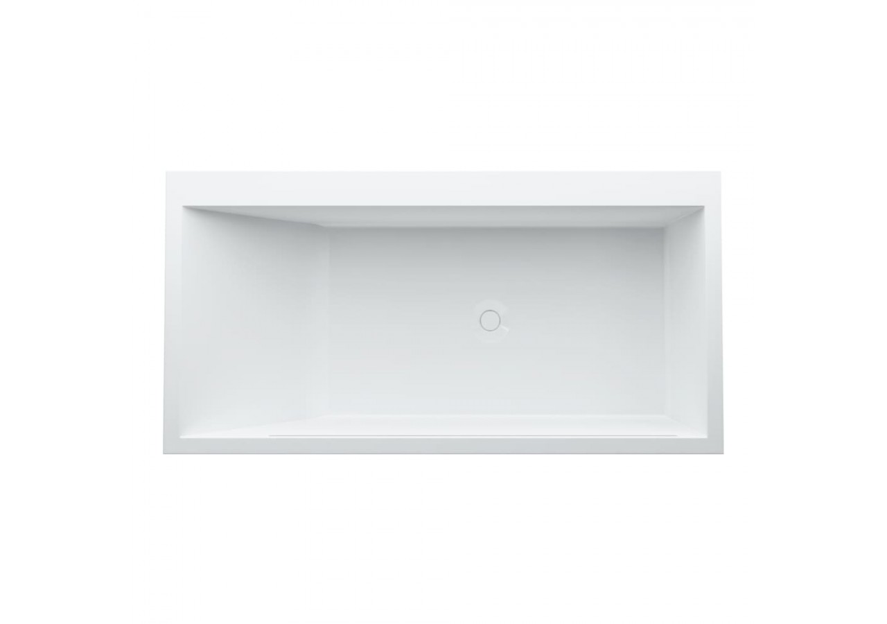 Baignoire encastrée Kartell Blanc 1700 x 860 x 440 mm - H2233310006161 - Laufen