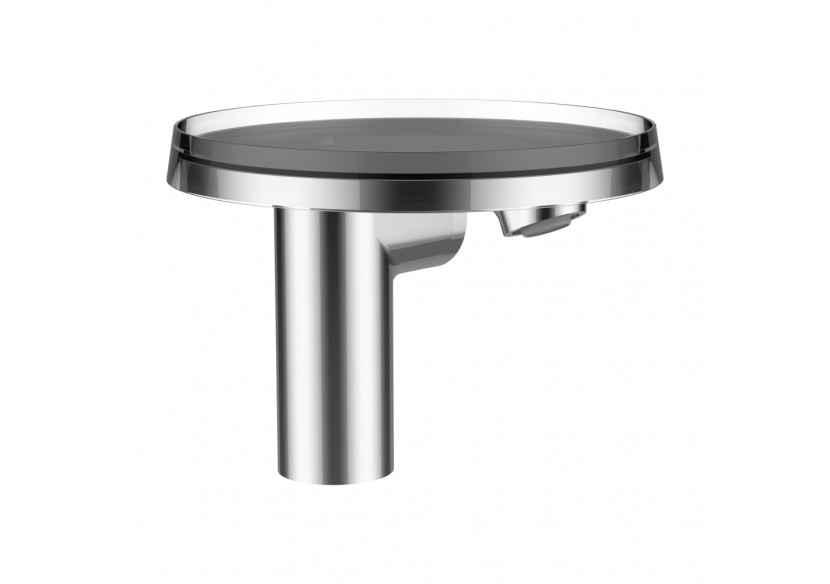 Mitigeur de lavabo bec 110 mm sans vidage avec tablette 'disc' transparent cristal Kartell - H3113310041101 - Laufen Mitigeur de lavabo bec 110 mm sans vidage avec tablette 'disc' transparent cristal Kartell - H3113310041101 - Laufen