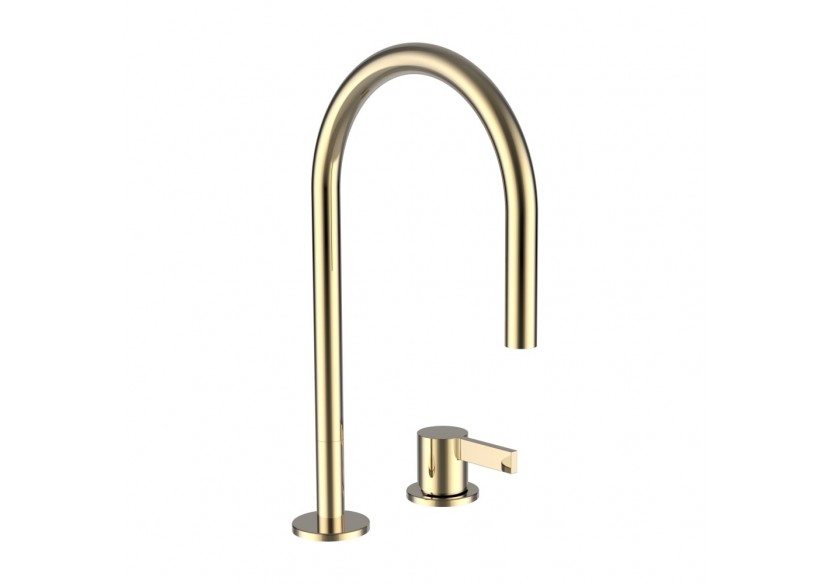 Mitigeur de lavabo 2 trous bec orientable 166 mm sans vidage Kartell - H3113320012201 - Laufen