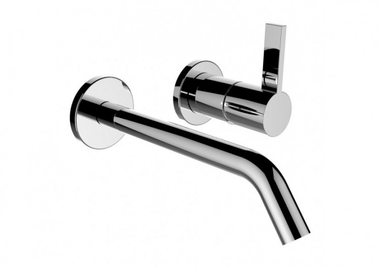 Mitigeur de lavabo à encastrer avec Simibox 2-Point bec 175 mm Kartell - H3113360041201 - Laufen