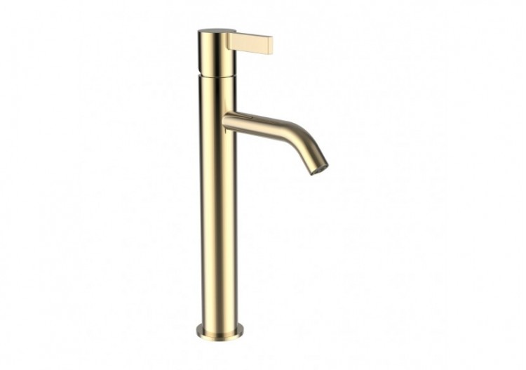 Mitigeur de lavabo rehaussé bec fixe 125 mm sans vidage Kartell - H3113380011201 - Laufen