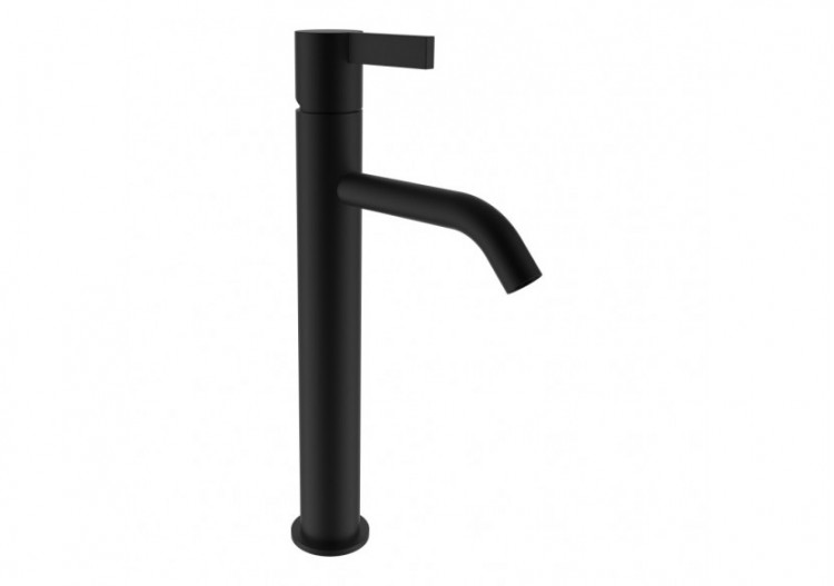 Mitigeur de lavabo rehaussé bec fixe 125 mm sans vidage Kartell - H3113380811201 - Laufen