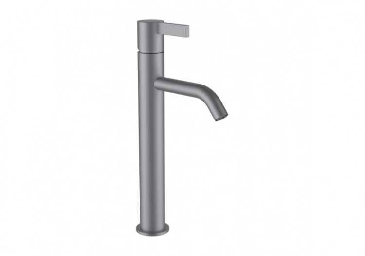Mitigeur de lavabo rehaussé bec fixe 125 mm sans vidage Kartell - H3113380901201 - Laufen