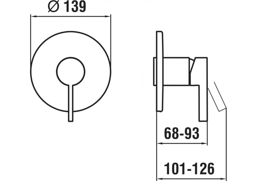 Mitigeurs de douche Kartell - H3313360820001 - Laufen