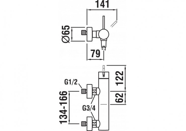 Mitigeurs de douche Kartell - H3313370041411 - Laufen 2